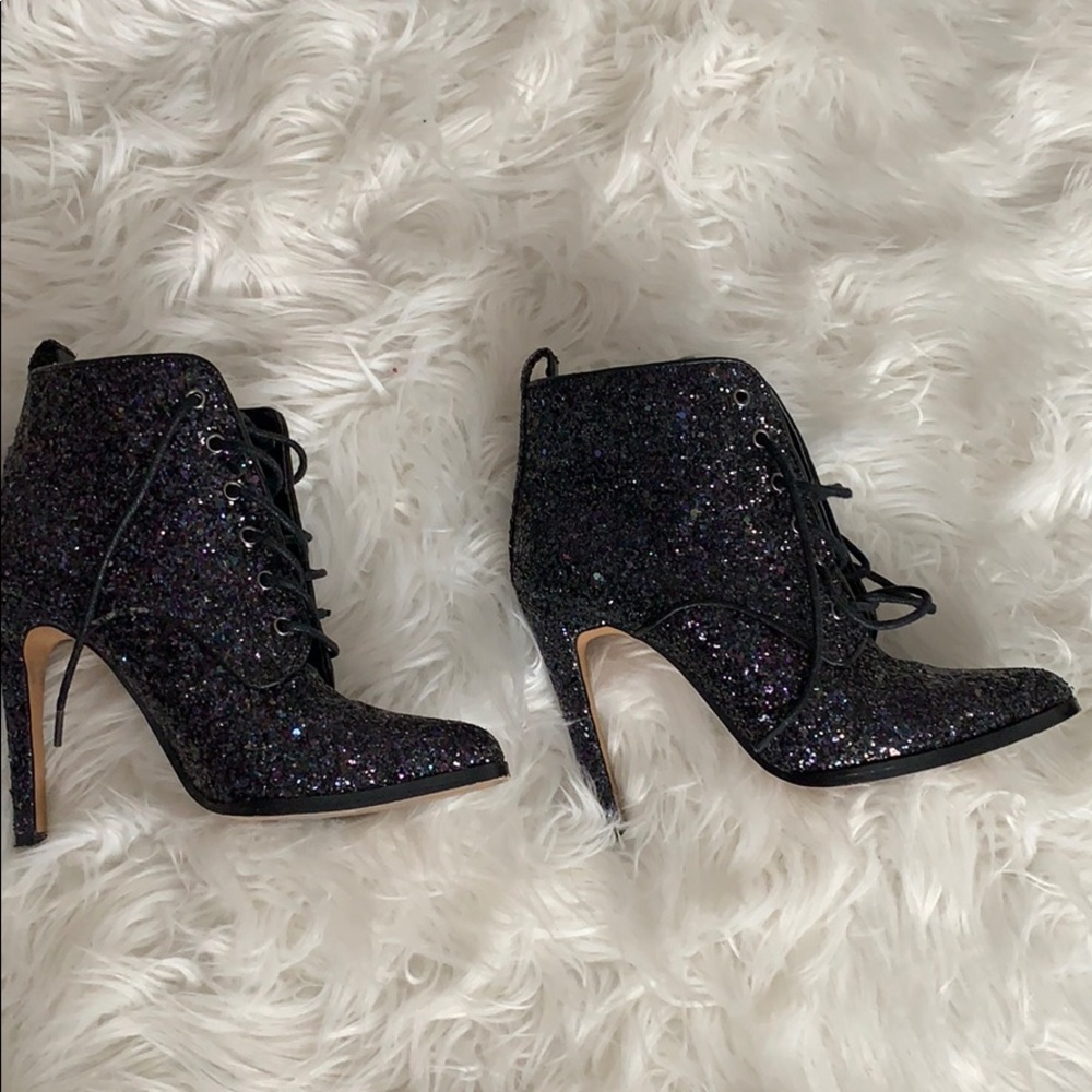 Aldo shoes ankle sparkly boots